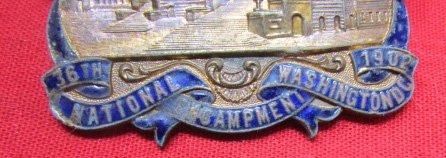  US Post Civil War GAR 36th National Encampment Badge, Washington 1902 — image 5