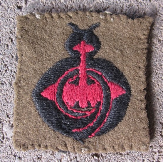  British WWII Formation Sign, 9th Anti-Aircraft Division — image 2