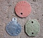British WWI Identity Tag Grouping, 3, Wellesley, Lt. Colonel, Temp. …