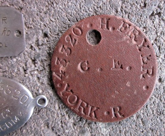  British WWI Identity Tag Grouping, 4, Henry Fryer, Yorkshire Rgt — image 5