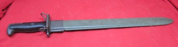  US WWII M1905/42 16 Inch Bayonet and Scabbard, OL (Oneida Ltd)1943 — image 6