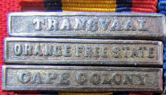  British Boer Wart-WWI 3 Place Miniature Medal Bar — image 3