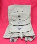 US Pre WWI, M1910 Haversack & Lace-On Meatcan Pouch, 25th …