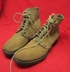 US WWI M1918 Pershing Trench Boots, Size 9.5D