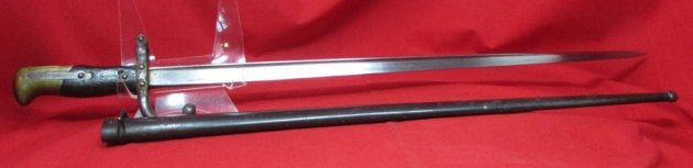  French M1874 Gras Bayonet, L Deny Paris 1879 — image 5
