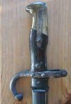 French M1874 Gras Bayonet, L Deny Paris 1879