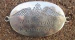 British (Canadian) WWI, Royal Flying Corps Aviator's Silver Identity Disc