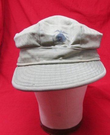  US WWII USMC HBT Utility Cap — image 2