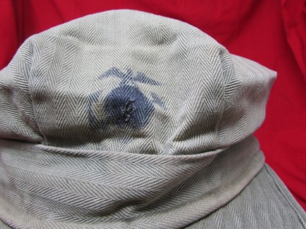 US WWII USMC HBT Utility Cap — image 3