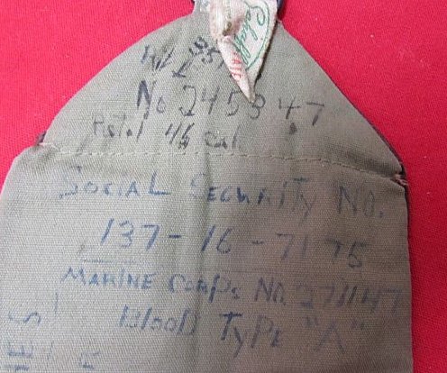  US WWII USMC Identified Money Belt, Guadalcanal Vet, Brother MOH Iwo — image 8