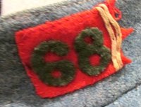  French WWI Enlisted Horizon Blue Tunic, 68th Artillery — image 3