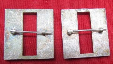  US WWI 'False Embroidered' Captain's Rank Insignia, Pair — image 3