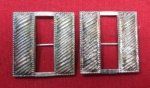 US WWI 'False Embroidered' Captain's Rank Insignia, Pair