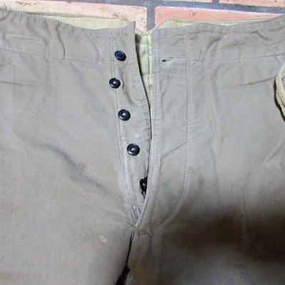  Japanese WWII Issue Winter Cotton Enlisted Breeches — image 3