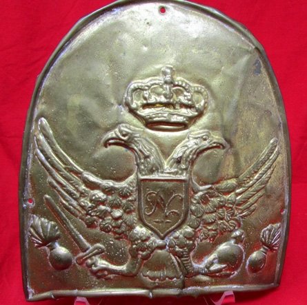  European Napoleonic Era Bearskin Plate, Reportedly Sicilian or Italian Origin — image 3