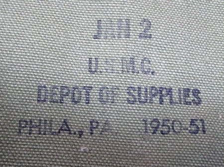  US Korean War USMC Puttees, Dark OD Canvas — image 3