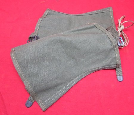  US Korean War USMC Puttees, Dark OD Canvas — image 4