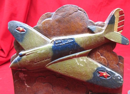  US WWII Homefront, P-40 Fighter Bookends — image 3