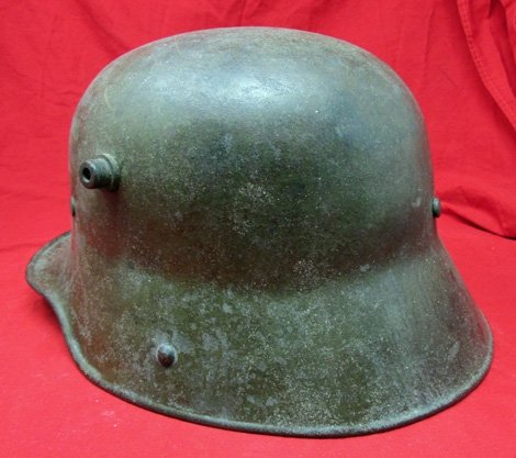  German WWI M1916 Steel Helmet Shell, ET64 — image 3