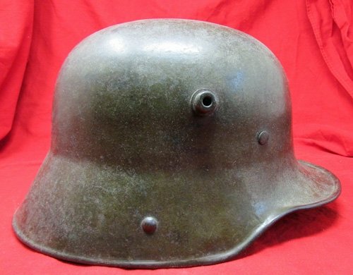  German WWI M1916 Steel Helmet Shell, ET64 — image 4