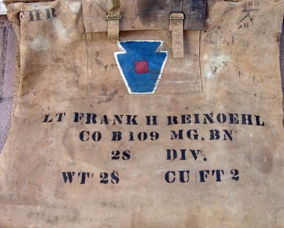  US WWI Identified Officers Clothing Bag, Co. B, 109th MG Bn, 28th Division — image 7