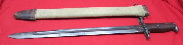  US WWI, M1905 Bayonet & Scabbard, SA, 1918 Blade — image 5