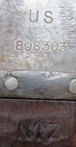  US WWI, M1905 Bayonet & Scabbard, SA, 1918 Blade — image 7