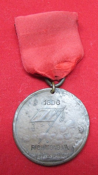 US Post Civil War, UCV, 1896 Richmond Va. Houston Texas Medal — image 2