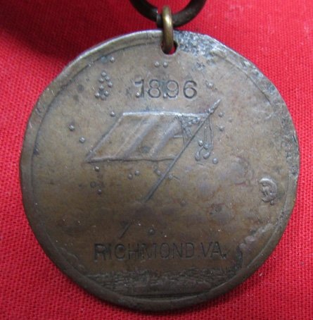  US Post Civil War, UCV, 1896 Richmond Va. Houston Texas Medal — image 3