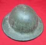 US WWI British Made, M1917 Doughboy Helmet, Complete