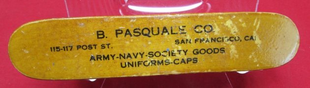  US WWI Era B. Pasquale Company Clothing Brush, 115-117 Post Street, San Francisco — image 2