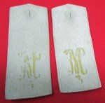 Imperial Russian, Czarist Era Enlisted Shoulder Straps, 3rd Caucasus Rifles, …