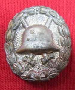 German WWI Prinzen Sized Silver Wound Badge, Pinback