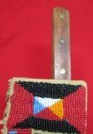 British Mfg, Bushman's Friend Skinning Knife, Western Style Beaded Sheath