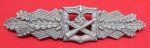 German WWII Close Combat Clasp in Silver, FLL, Peekhaus