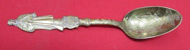  US Post Civil War GAR National Encampment, Louisville 1895, Souvenir Spoon — image 2