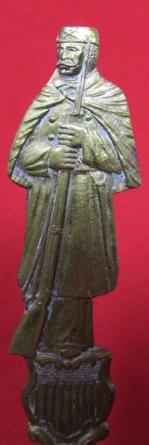  US Post Civil War GAR National Encampment, Louisville 1895, Souvenir Spoon — image 3