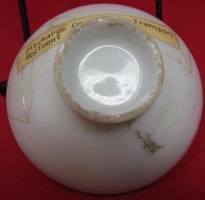  Japanese WWII, Army Sake Cup, Large Size, 9th Transport — image 3