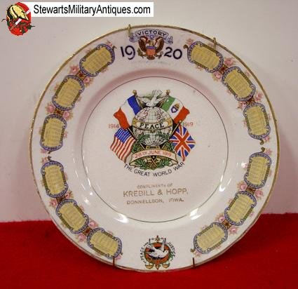  US Post WWI Victory Calendar Plate, 1920 — image 3