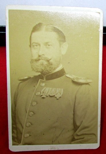  German Franco-Prussian War CDV, Officer, Iron Cross Recipient, Berlin — image 2