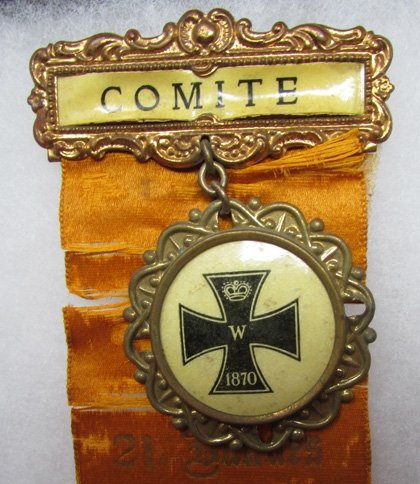  US, German, Franco-Prussian War Veterans Ribbon, Dubuque Iowa 1906 — image 3