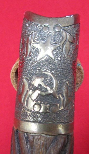  Soviet WWII Cavalry Shaska, 1945 Dated,  With Hanger and Knot — image 7