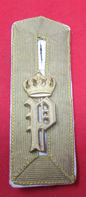  German Pre WWI, Oldenburg IR 91, Offizierstellvertrator Strap — image 2