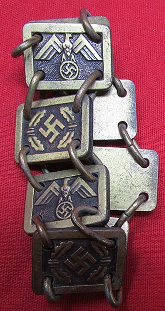  German WWII NSDAP Gorget Neck Chain Links — image 2