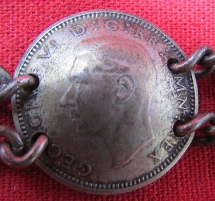  British WWII Trench Art Souvenir Bracelet — image 5
