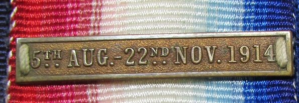 British WWI Military Medal, Four Place Medal Bar, Royal Artillery, 'Old Contemptible' — image 7