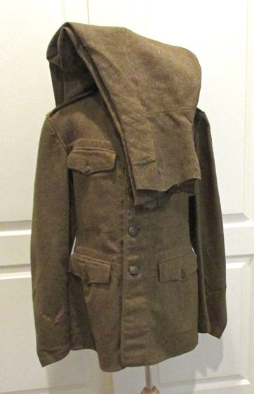  US WWI 33rd Division, British Made Coat, w' Breeches & Puttees, Named — image 2