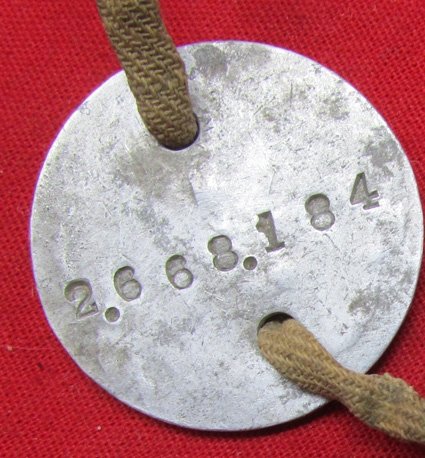  US WWI Doughboy ID Tag Set with Neck Cord — image 4