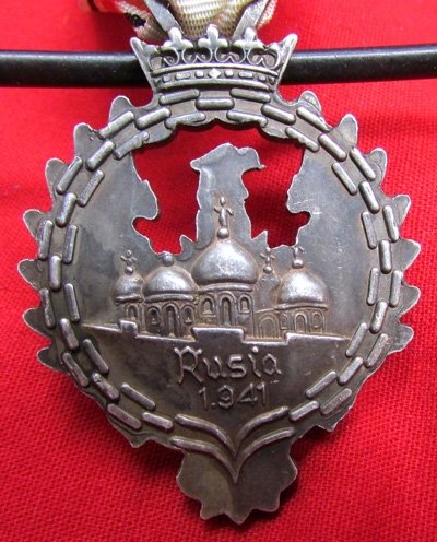  Spanish Blue Division, Russian Front Service Medal 1941, Fine Quality — image 4