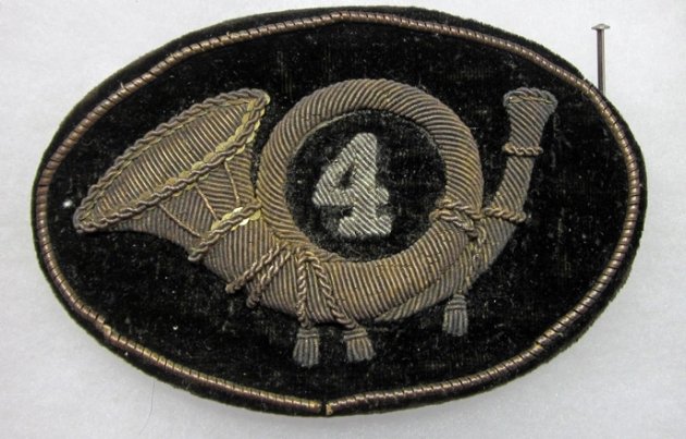  US Civil War 4th Infantry Officers Dress Hat Insignia — image 2